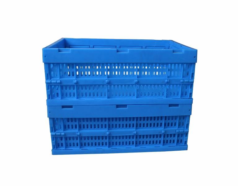 軒盛塑業600-240塑料內倒式折疊周轉筐