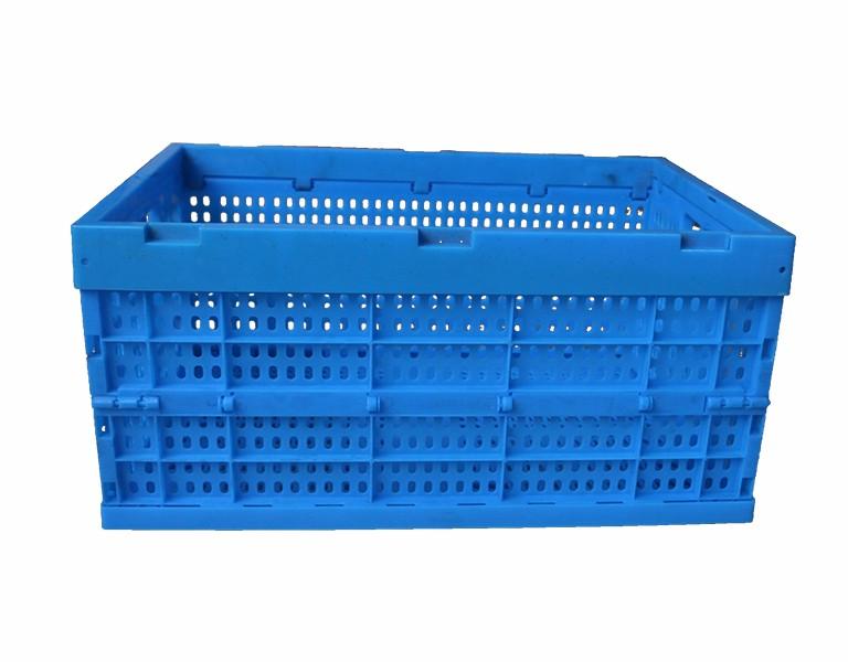 軒盛塑業600-280塑料內倒式折疊周轉筐