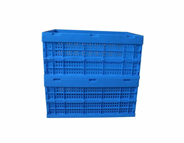 軒盛塑業600-280塑料內倒式折疊周轉筐